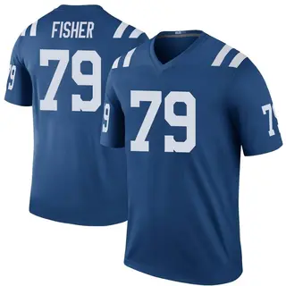 Eric Fisher Indianapolis Colts Men's Color Rush Legend Nike Jersey - Royal