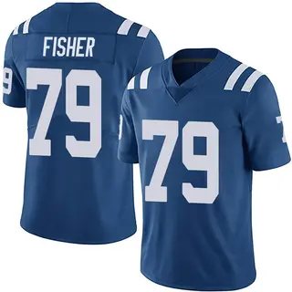 Eric Fisher Indianapolis Colts Men's Limited Team Color Vapor Untouchable Nike Jersey - Royal