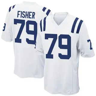Eric Fisher Indianapolis Colts Youth Game Nike Jersey - White