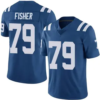 Eric Fisher Indianapolis Colts Youth Limited Team Color Vapor Untouchable Nike Jersey - Royal
