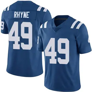 Forrest Rhyne Indianapolis Colts Men's Limited Team Color Vapor Untouchable Nike Jersey - Royal
