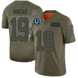 Johnny Unitas Indianapolis Colts Men's Limited 2019 Salute to Service Nike Jersey - Camo