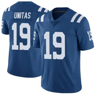 Johnny Unitas Indianapolis Colts Youth Limited Color Rush Vapor Untouchable Nike Jersey - Royal