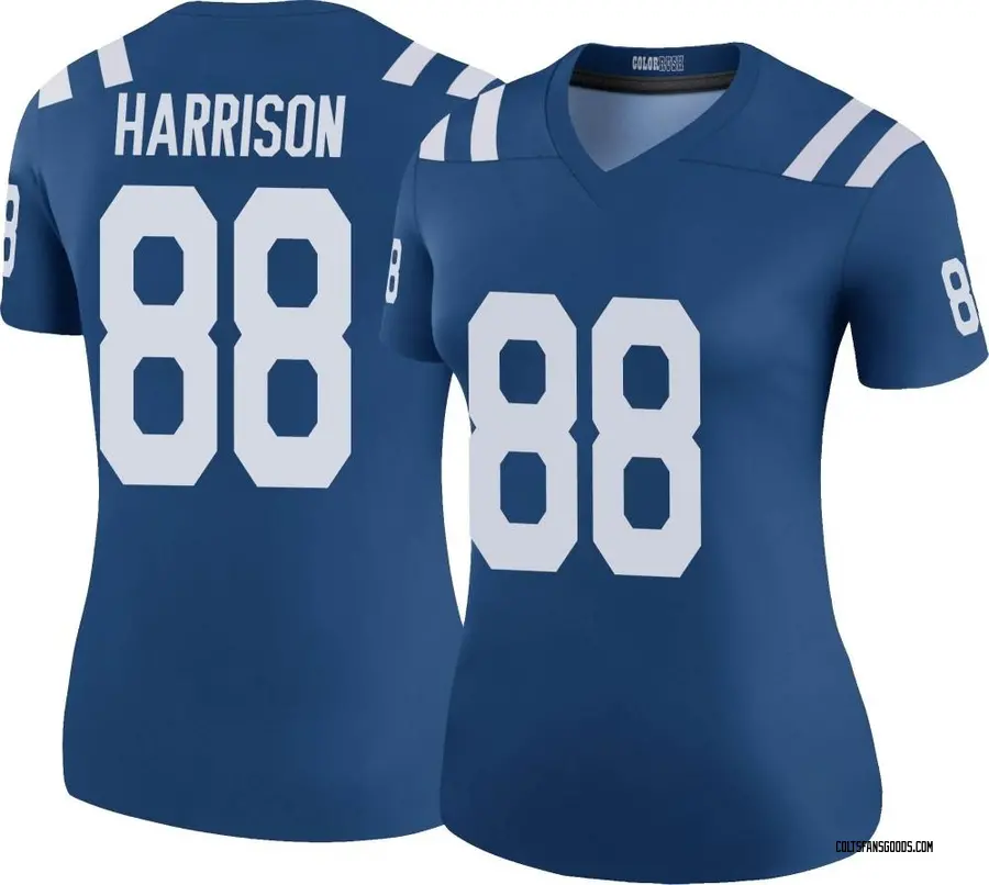 Marvin Harrison Indianapolis Colts Women's Color Rush Legend Nike ...