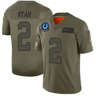 Matt Ryan Indianapolis Colts Men's Limited 2019 Salute to Service Nike Jersey - Camo