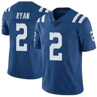 Matt Ryan Indianapolis Colts Men's Limited Color Rush Vapor Untouchable Nike Jersey - Royal
