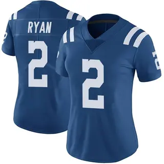 Matt Ryan Indianapolis Colts Women's Limited Color Rush Vapor Untouchable Nike Jersey - Royal