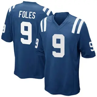 Nick Foles Indianapolis Colts Men's Game Team Color Nike Jersey - Royal Blue