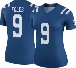 Nick Foles Indianapolis Colts Women's Color Rush Legend Nike Jersey - Royal