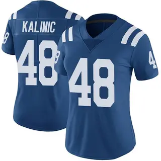 Nikola Kalinic Indianapolis Colts Women's Limited Color Rush Vapor Untouchable Nike Jersey - Royal