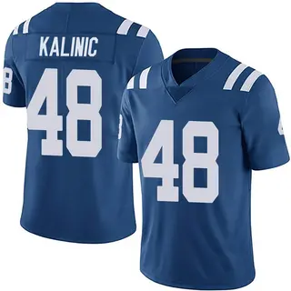 Nikola Kalinic Indianapolis Colts Youth Limited Team Color Vapor Untouchable Nike Jersey - Royal