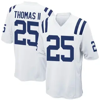 Rodney Thomas II Indianapolis Colts Men's Game Nike Jersey - White