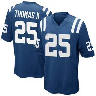 Rodney Thomas II Indianapolis Colts Men's Game Team Color Nike Jersey - Royal Blue