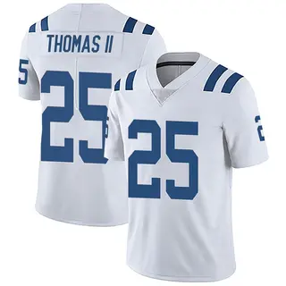 Rodney Thomas II Indianapolis Colts Men's Limited Vapor Untouchable Nike Jersey - White