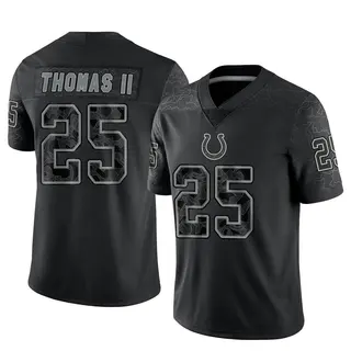 Rodney Thomas II Indianapolis Colts Youth Limited Reflective Nike Jersey - Black