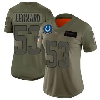 Shaquille Leonard Indianapolis Colts Women's Limited 2019 Salute to Service Nike Jersey - Camo