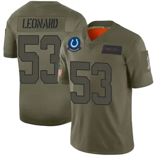 Shaquille Leonard Indianapolis Colts Youth Limited 2019 Salute to Service Nike Jersey - Camo