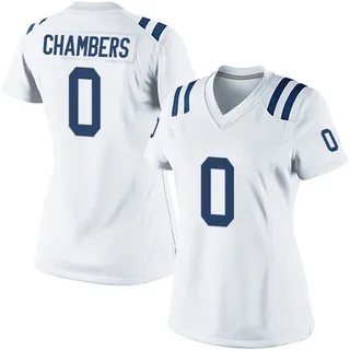 Tahj Chambers Indianapolis Colts Women's Game Nike Jersey - White
