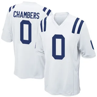 Tahj Chambers Indianapolis Colts Youth Game Nike Jersey - White
