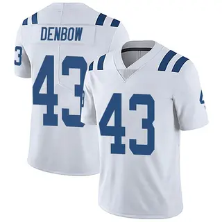 Trevor Denbow Indianapolis Colts Men's Limited Vapor Untouchable Nike Jersey - White